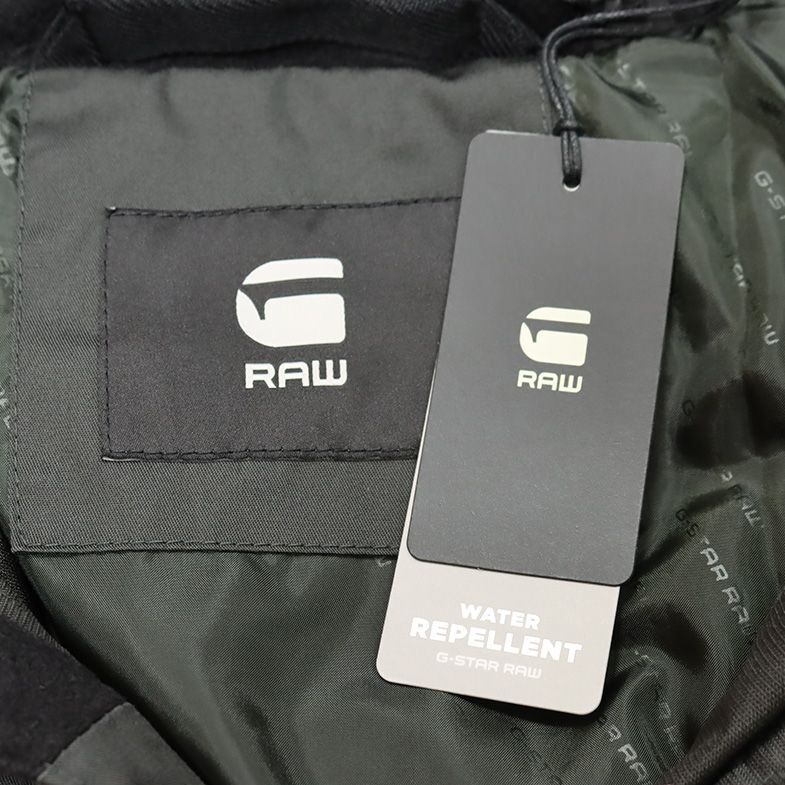 1円/秋冬/G-STAR RAW/Sサイズ/ダウン コート WHISTER PADDED HDD PARKA D13572-A516 撥水 軽量 防寒 フーデッド 新品/カーキ/ft470/_画像9