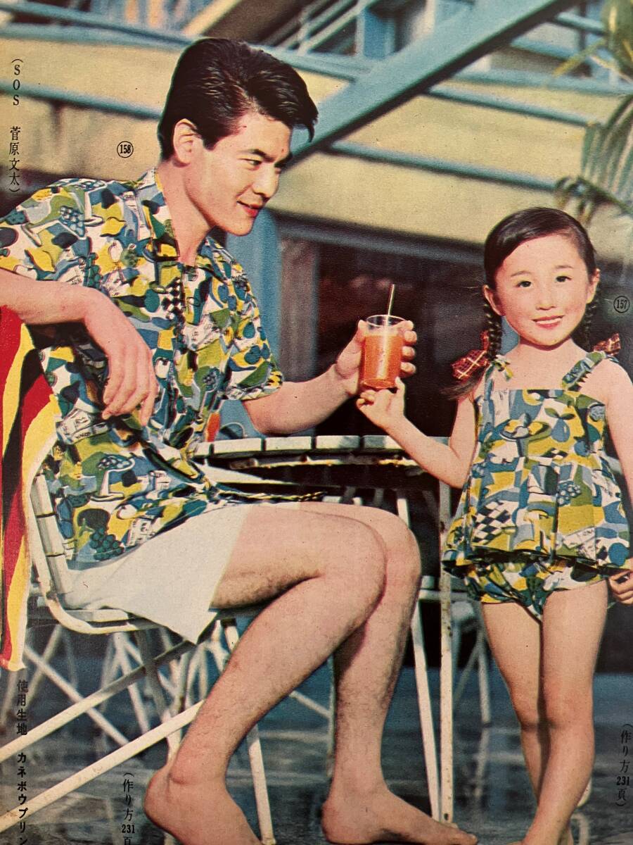 ★婦人倶楽部 1958昭和33年7月号付録★真夏の実用デザイン★浜野美枝子/丸山弘子/松田和子/坂本由紀/佐藤ルミ/楠不二子/菅原文太★La-805★_画像10