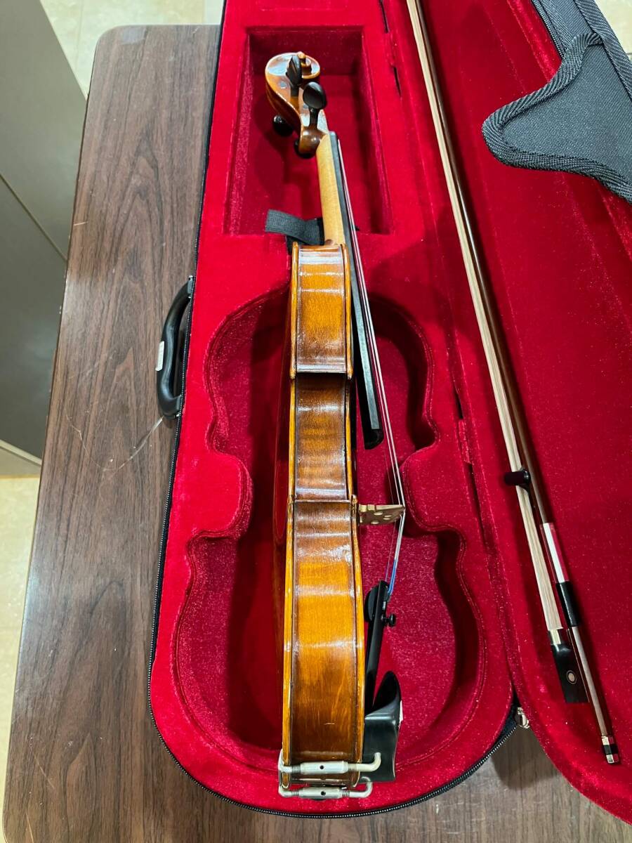 バイオリン【楽器店出品】ドイツ製　カールヘフナーKH62　4/4サイズ　完全整備済　新品弓と新品ケースが付属！　オークション特別価格に！_画像8