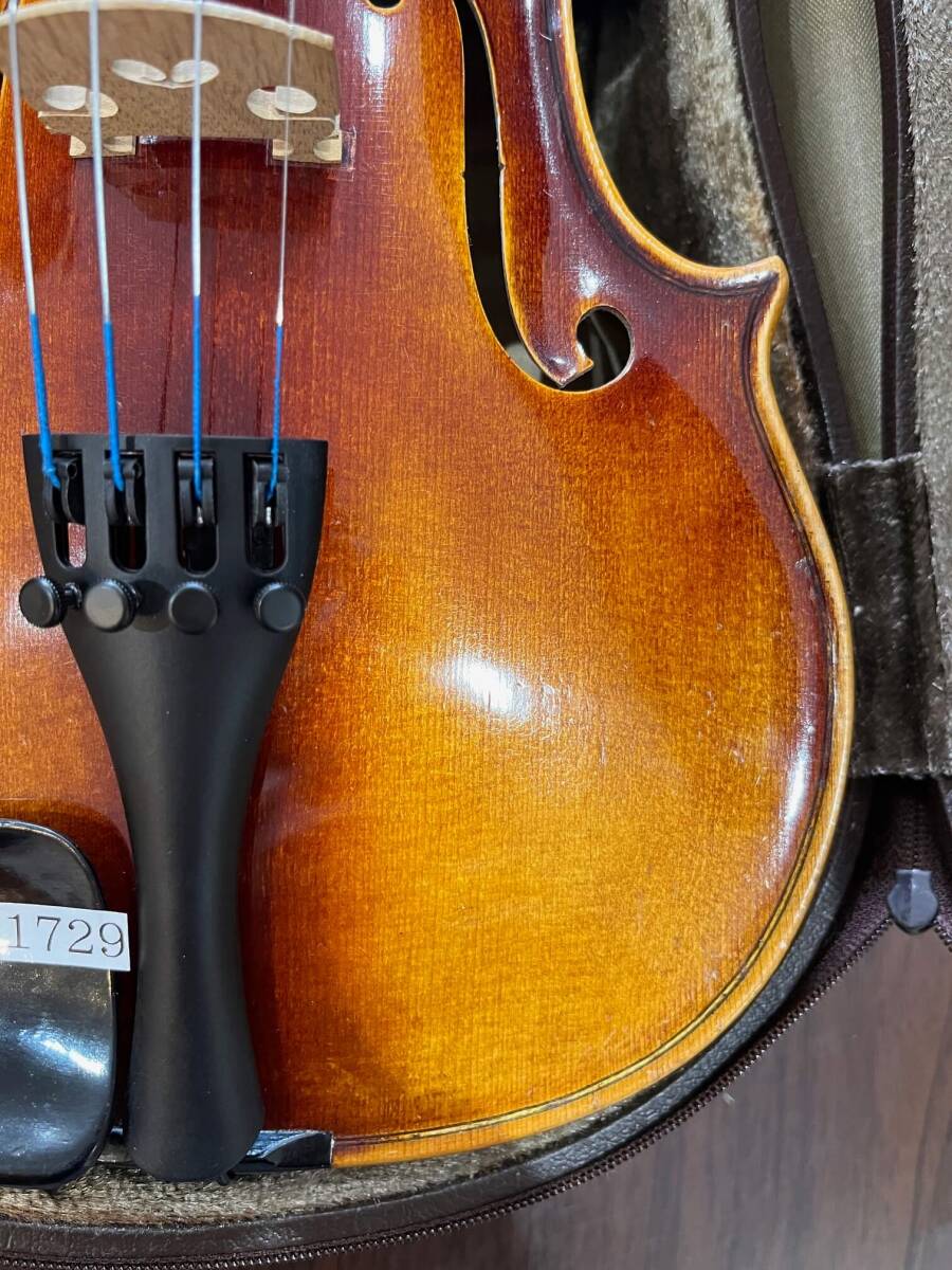 バイオリン【楽器店出品】SHIRO SUZUKI Violin Laboratory No.2  4/4  完全整備済 非常に高音質！オークション限定価格にて！の画像7