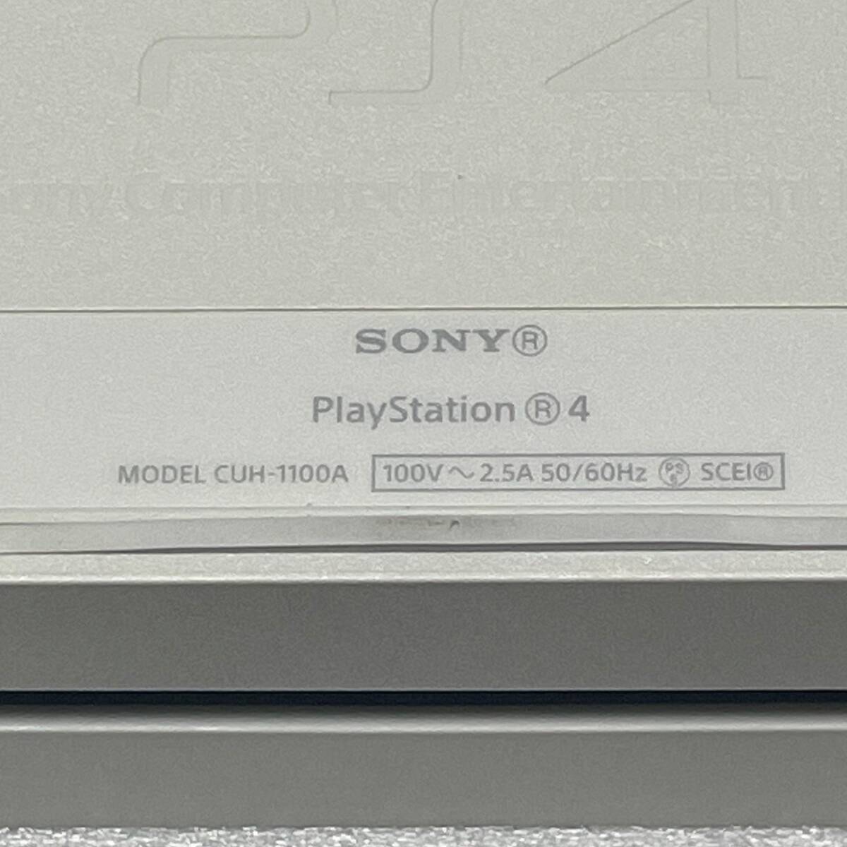PlayStation4 CUH-1100A グレイシャーホワイト 500GBプレステ本体動作品_画像4