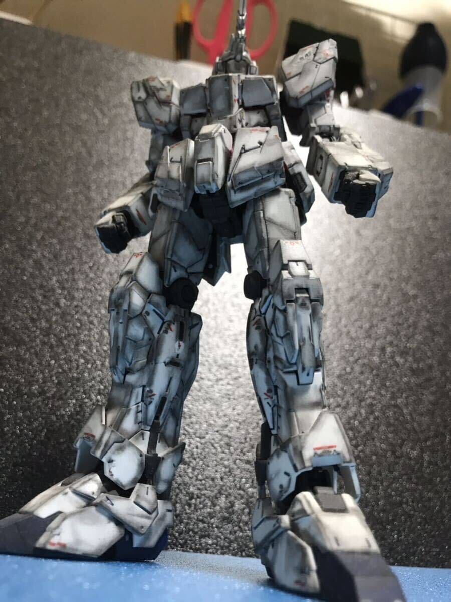 バンダイ　1/144 RG RX-0 ユニコーンガンダム　完成品_画像1