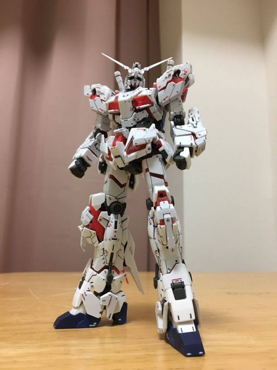 バンダイ　1/144 RG RX-0 ユニコーンガンダム　完成品_画像8