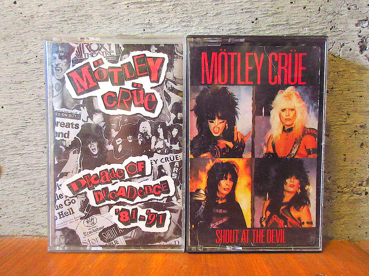 MOTLEY CRUEカセットテープ5点セット●240313k8-otclctモトリー・クルーヘヴィメタルバンドロック音楽ミュージックアナログ_画像3