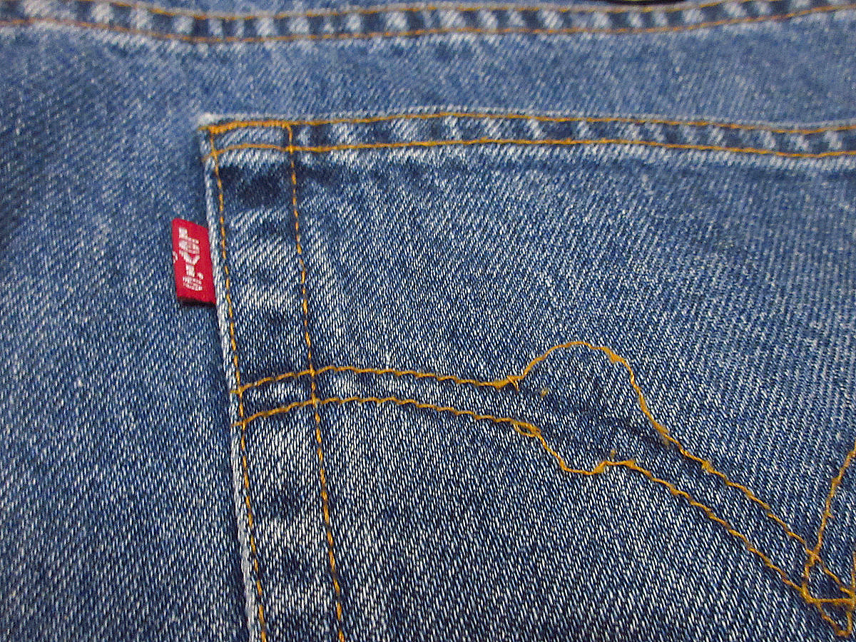 ビンテージ2000’s●Levi's550実寸W88cm●240326j6-m-pnt-jns-W35デニム古着ジーンズ00sリーバイスメキシコ製_画像9