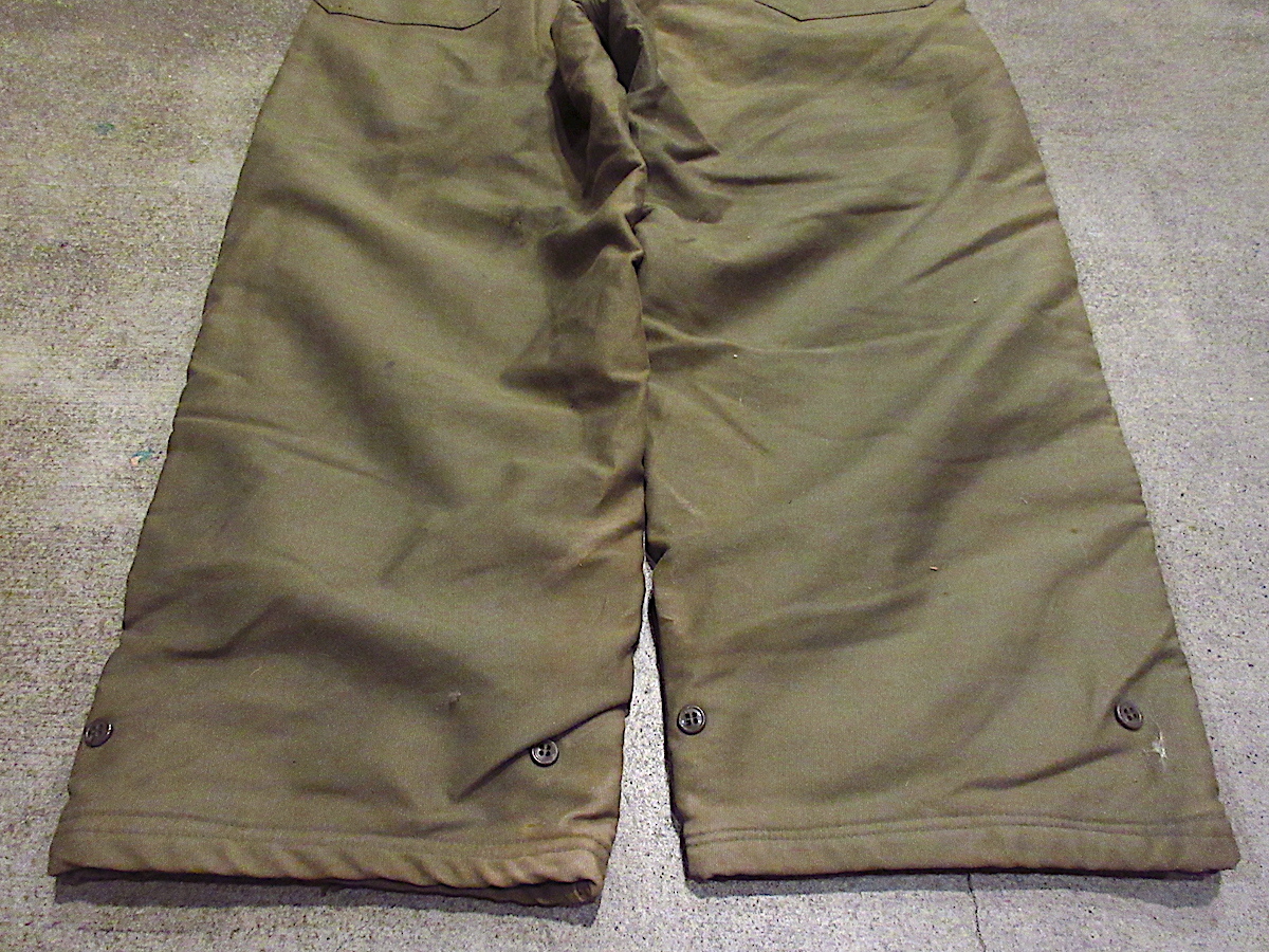  Vintage 40\'s*U.S.NAVY N-1 NXsx deck trousers size M*240330m5-m-oval-w41 military navy deck pants men's old clothes 