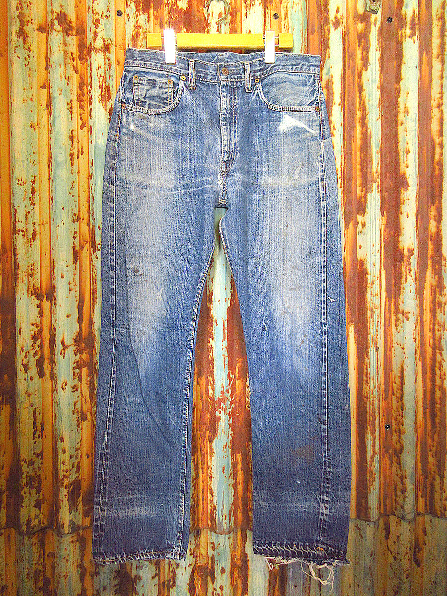 ビンテージ60’s●Levi’s 502 BIG E実寸W80cm●240308k2-m-pnt-jns-w31 1960sリーバイスデニムジーンズ赤耳ビッグE_画像1