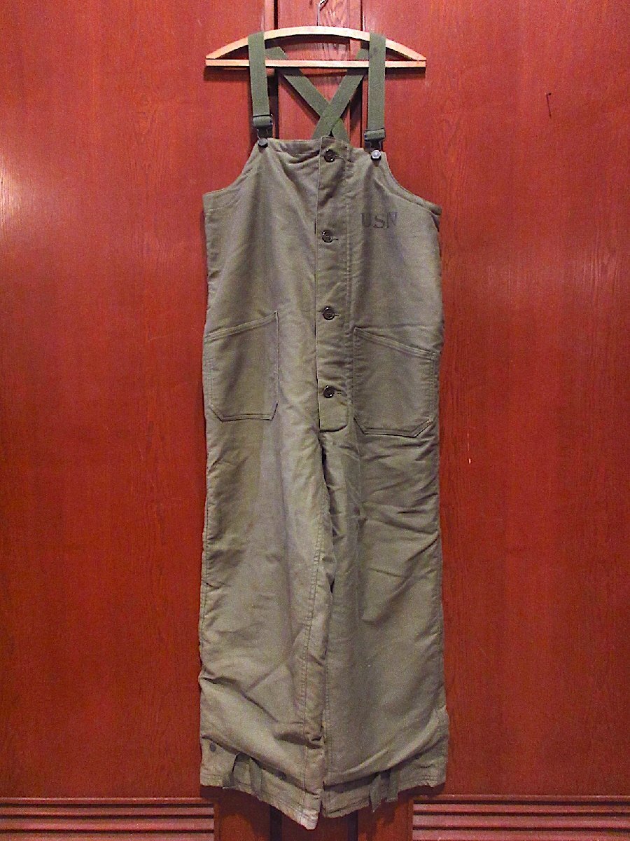  Vintage 40\'s*U.S.NAVY N-1 NXsx deck trousers size M*240330m5-m-oval-w41 military navy deck pants men's old clothes 