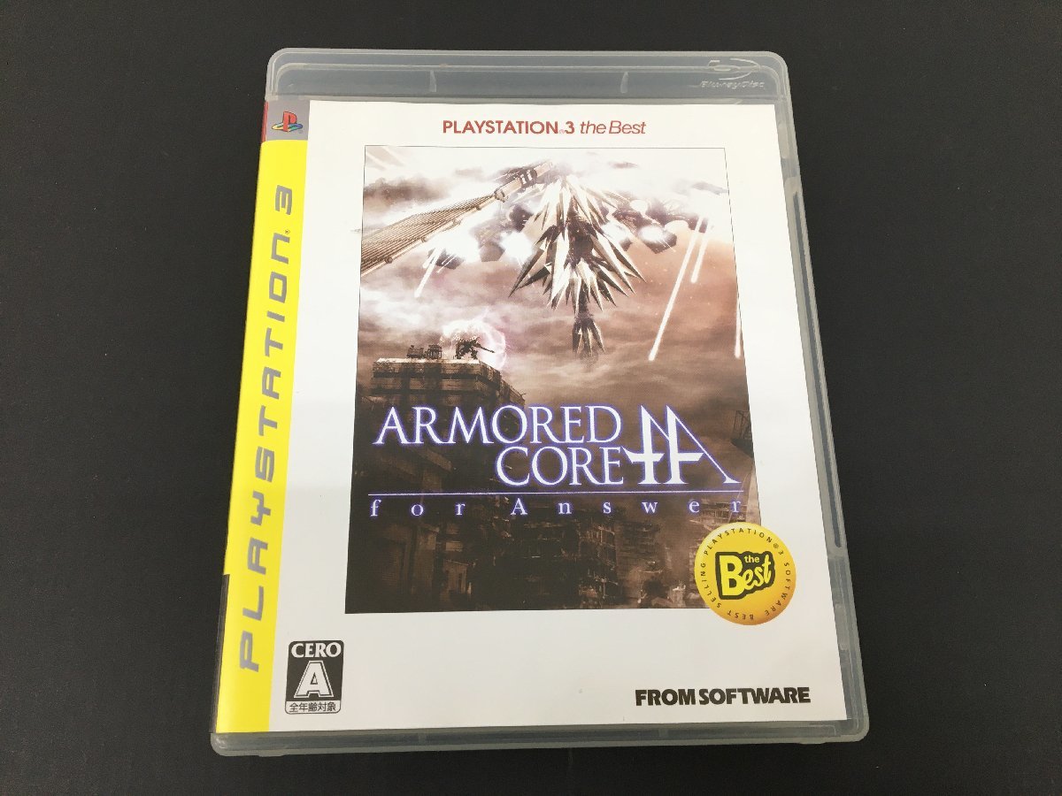 PS3 ソフト アーマード・コア フォーアンサー ARMORED CORE PlayStation3 プレステ ユーズド_画像1