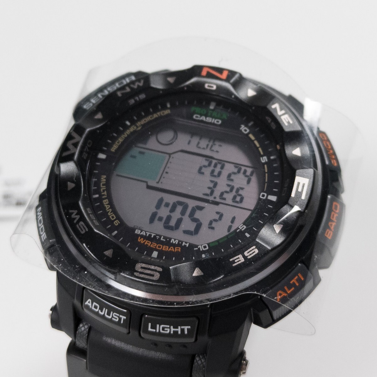 未使用 CASIO プロトレック PRO TREK PRW-2500-1JF 電波ソーラー 腕時計の画像2