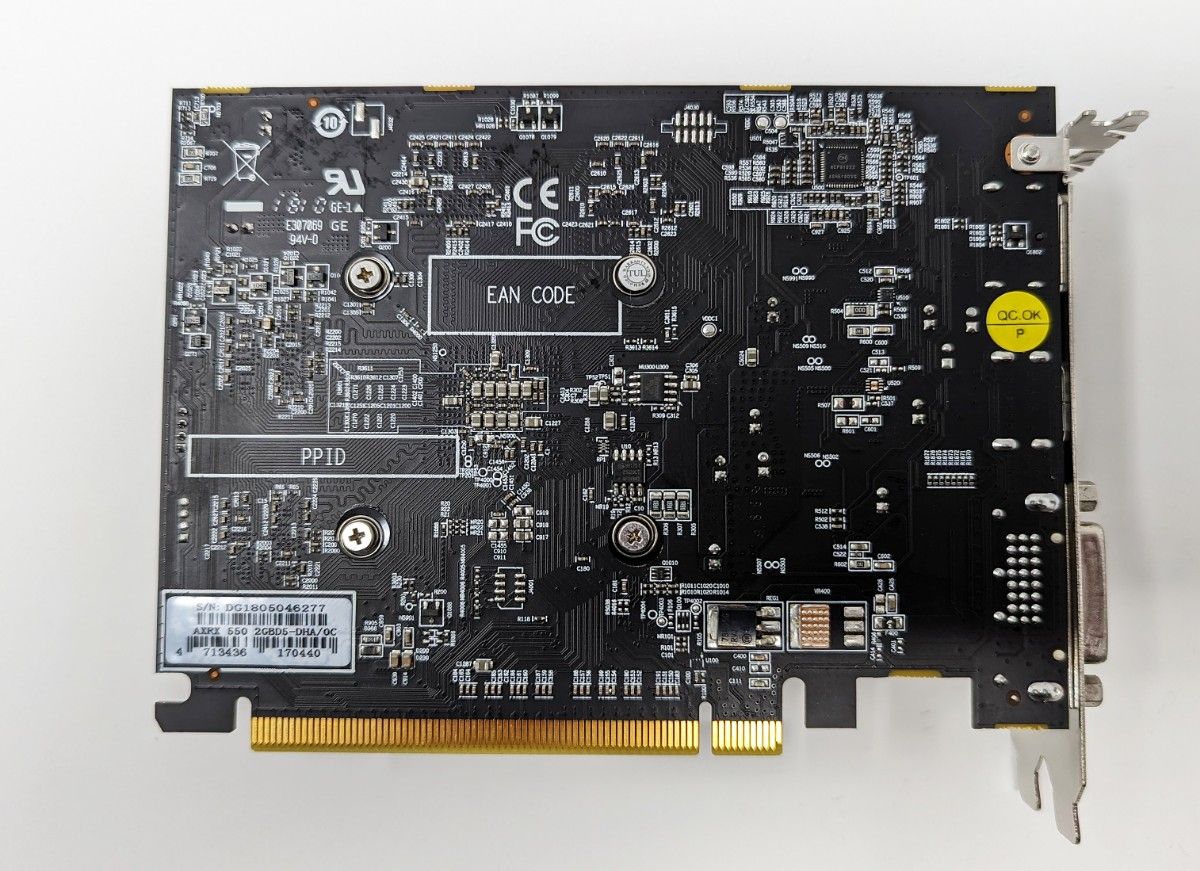 PowerColor  Radeon RX550 GDDR5 2GB OC (AXRX550 2GBD5-DHA/OC)