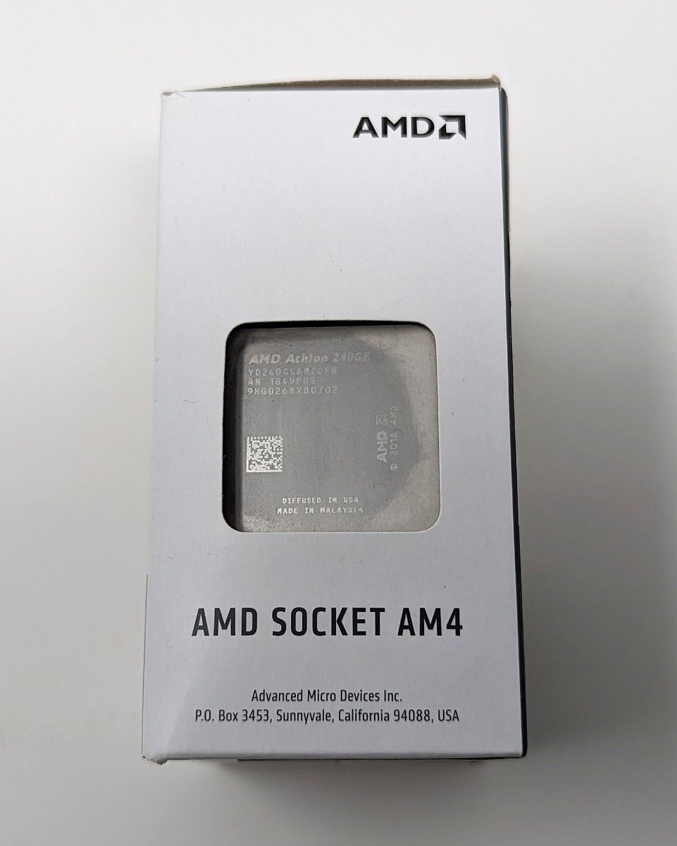 AMD APU CPU Athlon 240GE (AM4/2C/4T TDP:35W 3.5Ghz)＋純正CPUクーラー