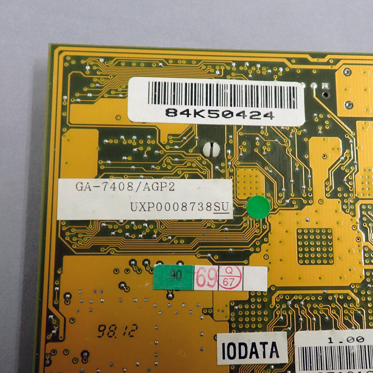 アイオーデータ　 GA-7408/AGP2　Intel740　ジャンク品_画像3