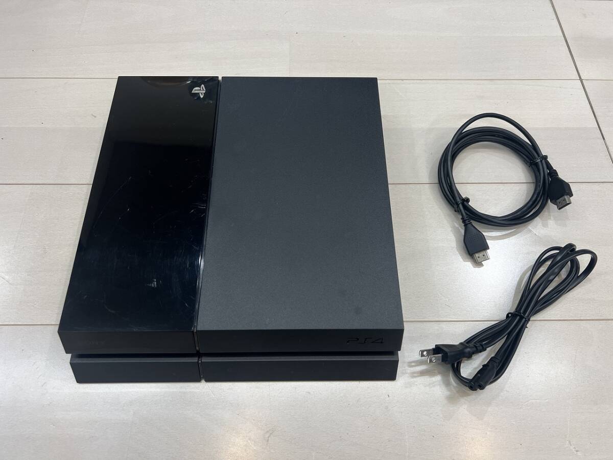 初期型　貴重　レア　FW 8.00 動作OK　PS4 PlayStation4 黒　ブラック　CUH-1000A　500GB　システムソフトウェア　8.00