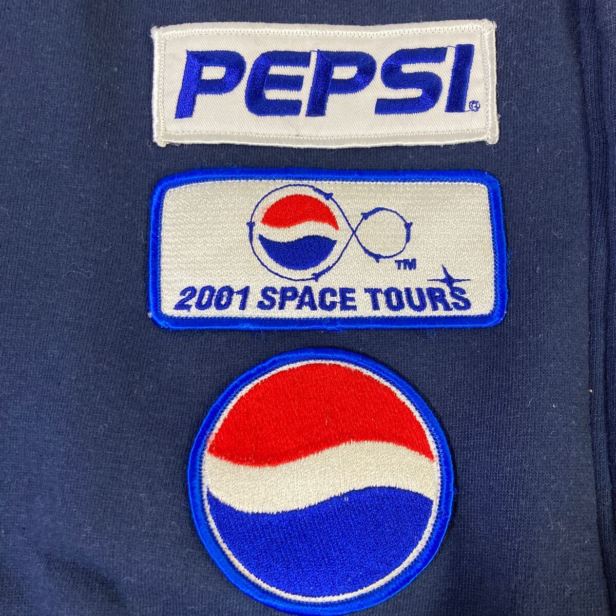 PEPSI ペプシ スエード ジップスタジャン ウェアー ジャケット 2001 SPACE TOURS OFFICIAL FINE WEARフリーサイズ 未使用 の画像5