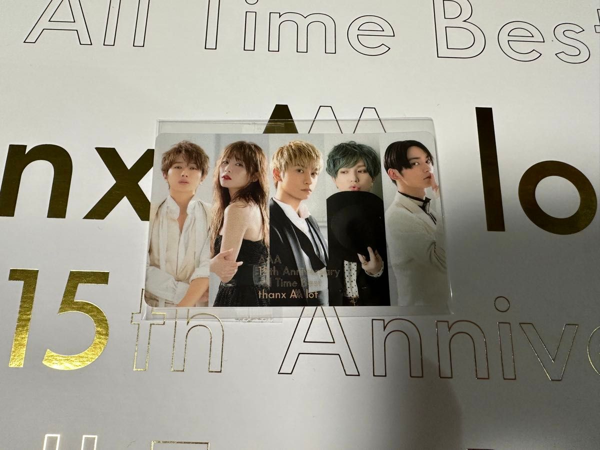 【初回生産限定盤】AAA 15th Anniversary All Time Best -thanx AAA lot-（5枚CD)