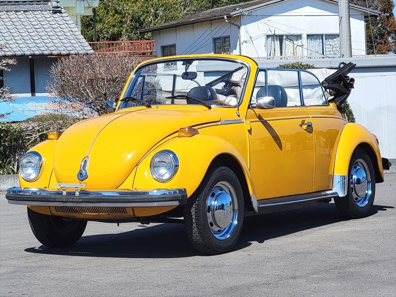 ◆VW ビートル◆コンバーチブル◆クーラー付◆昭和58年◆オープンカー◆幌◆左ハンドル◆車庫保管◆書類あります◆の画像1