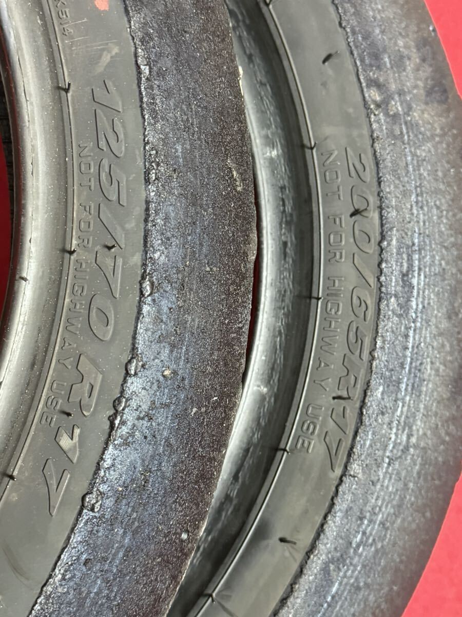 PIRELLI ピレリ ディアブロ スーパーバイク diablo スリック タイヤ 200/65R17 125/70R17 前後セット _画像3