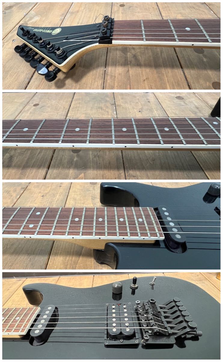 GRECO-GUITAR DEVICE With spirit ENERGY エレキギター 音出確認済 ソフトケース付 現状品_画像6