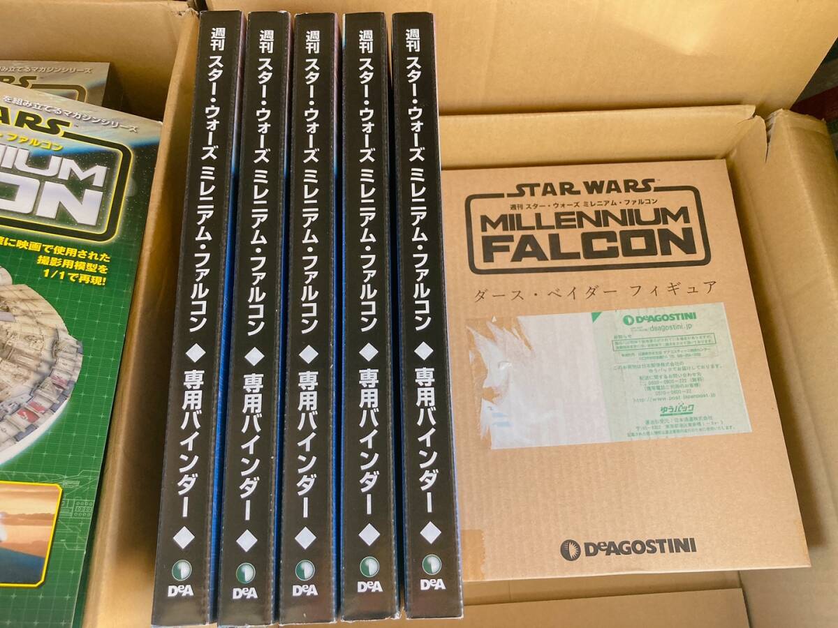 【新品同様】週刊 スター・ウォーズ ミレニアム・ファルコン 全100号＋専用バインダー5冊＋ダース・ベイダー フィギュア/ デアゴスティーニ_画像7