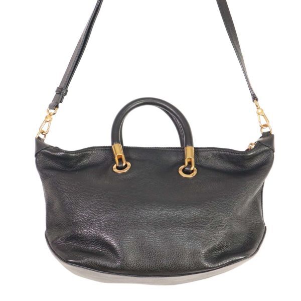 MARC BY MARC JACOBS Mark by Mark Jacobs kau leather 2way shoulder handbag Sz.F lady's black K4G00022_2#U