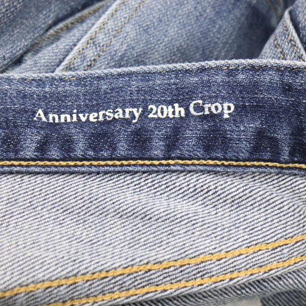 RED CARD レッドカード PLST別注♪ 25504P Anniversary 20th Crop ストレッチ カットオフ デニム パンツ Sz.22　レディース　K4B00217_3#R_画像8