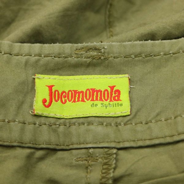 Jocomomola ホコモモラ シビラ 春夏 ミリタリー♪ クロップド バルーン カーゴ パンツ Sz.42　レディース　K4B00230_3#P_画像6