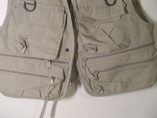 80s コロンビア ノースアンプカ フィッシングベスト Mサイズ Columbia North Umpqua Vest フライの画像3