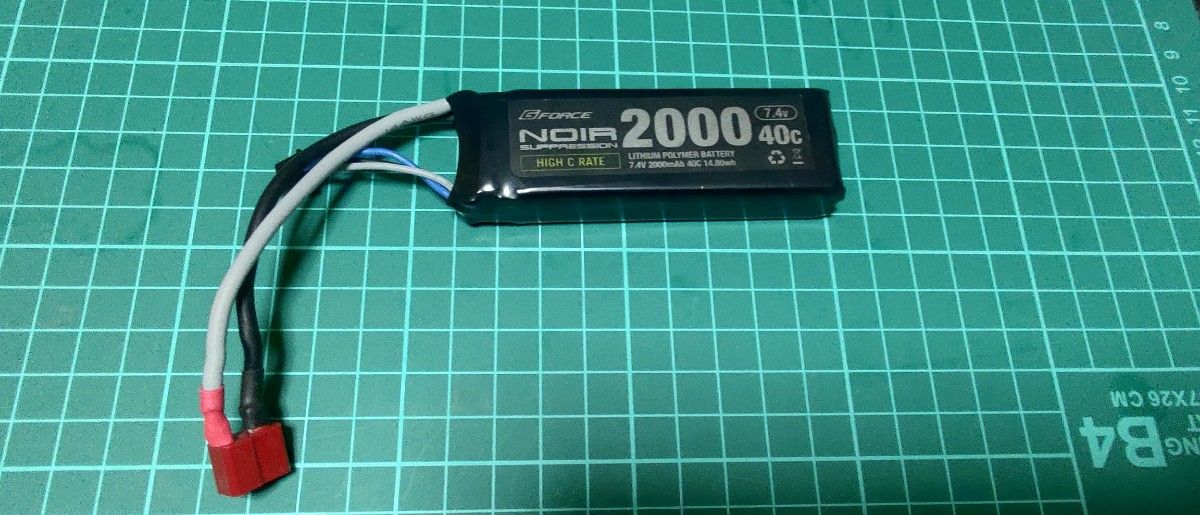 Gforce 7.4v 2000mAh 40c リポバッテリー