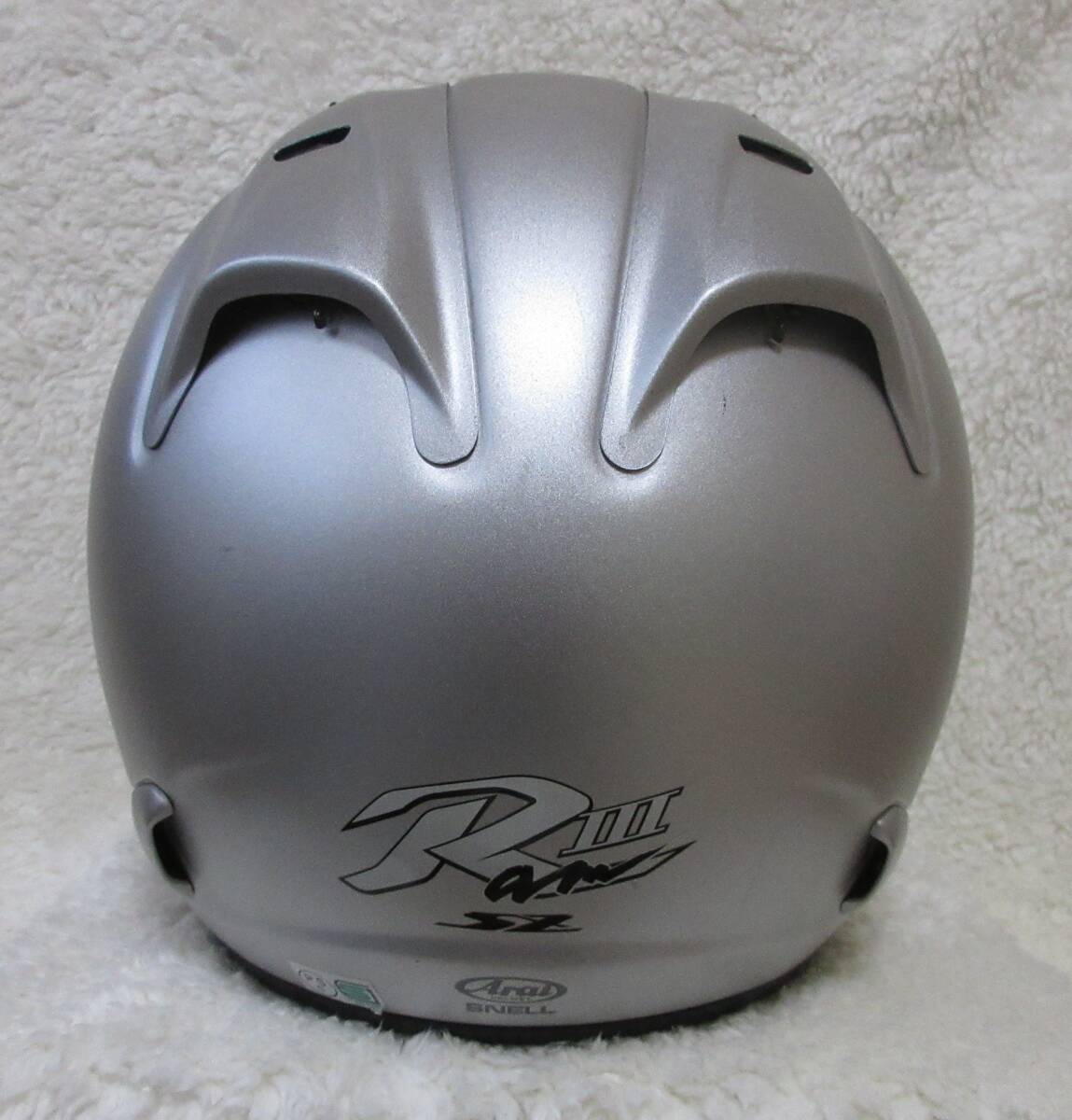 Arai アライ オープンフェイスヘルメット ジェットヘルメット SZ-RAMⅢ SZ-RAM3 アルミナシルバー Mサイズ 送料無料_画像4