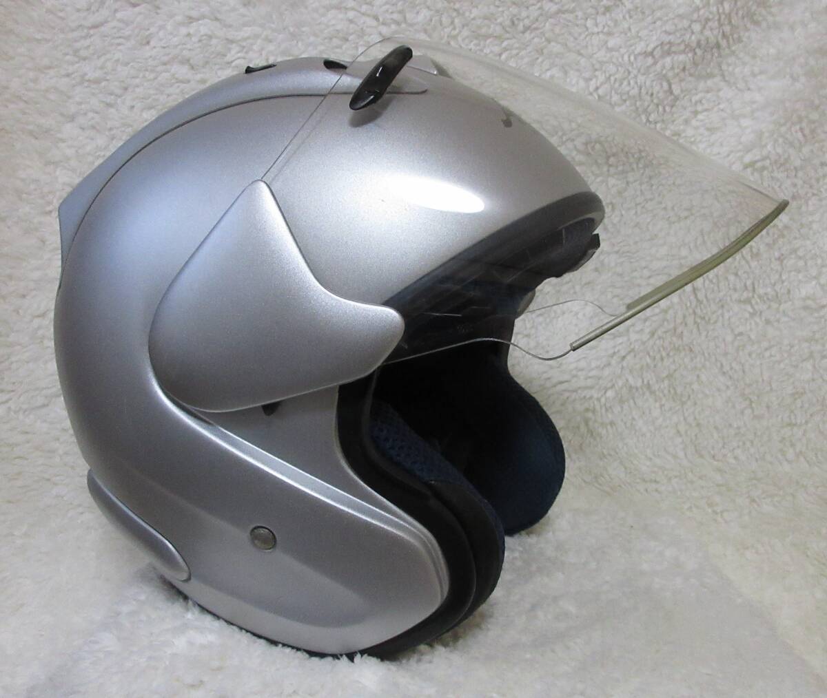 Arai アライ オープンフェイスヘルメット ジェットヘルメット SZ-RAMⅢ SZ-RAM3 アルミナシルバー Mサイズ 送料無料_画像3