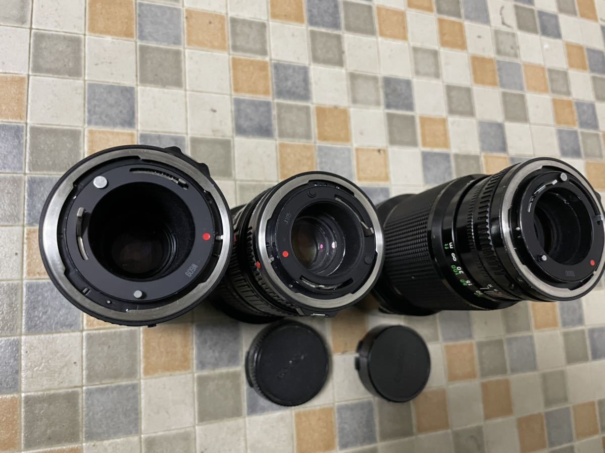 カメラレンズ　Canon FD 200mm 2.8 35-105mm 3.5 70-150mm 4.5 _画像9