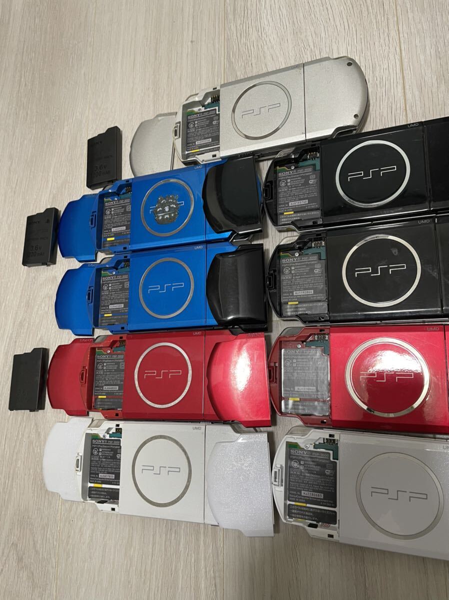 SONY PSP 3000 本体　9台　まとめ　ソニー PSP-3000 プレイステーション ポータブル _画像7