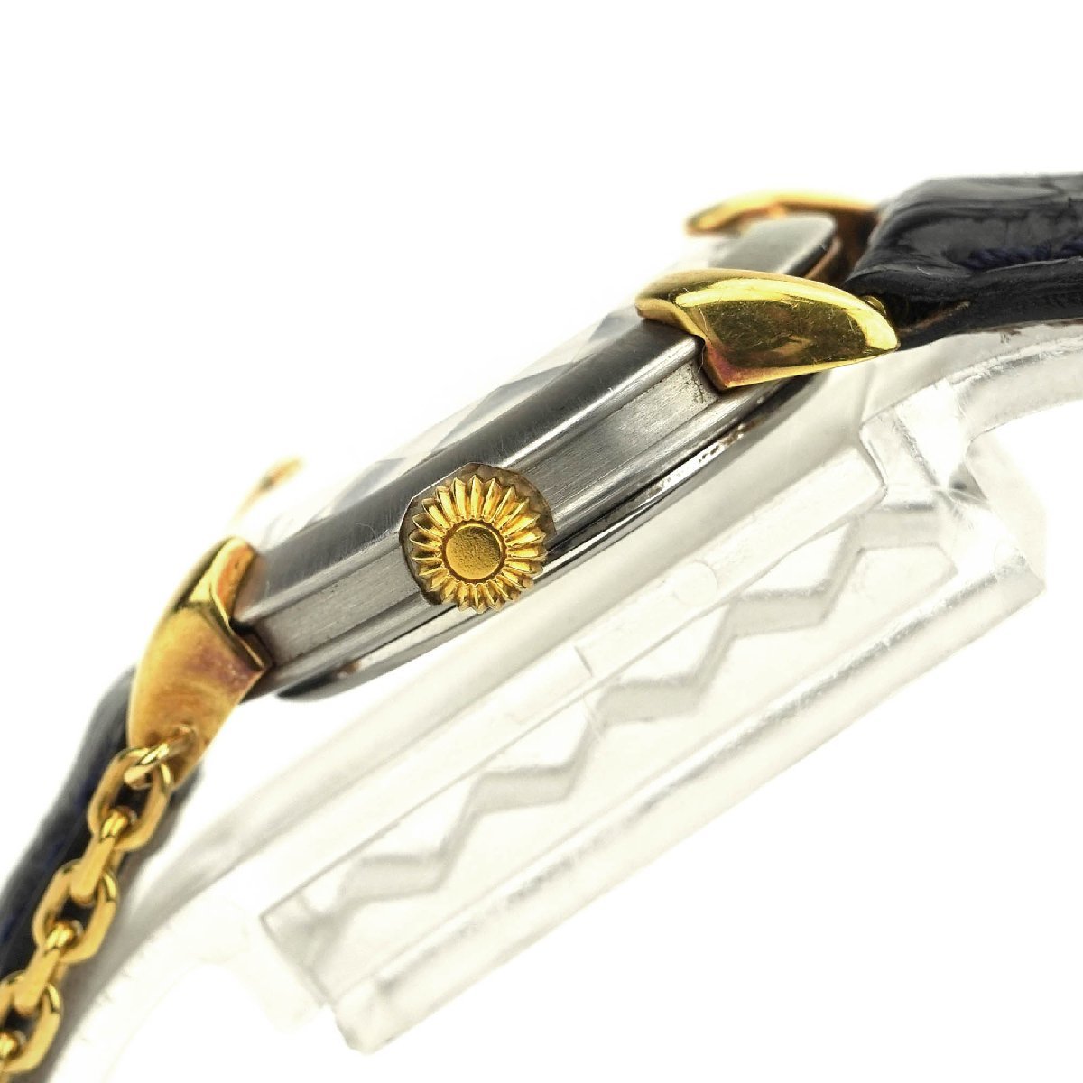 【ジャンク品】CHAUMET (ショーメ) 98005/204952 不動品 レディース クオーツ ダイヤ（K-OH213）_画像6