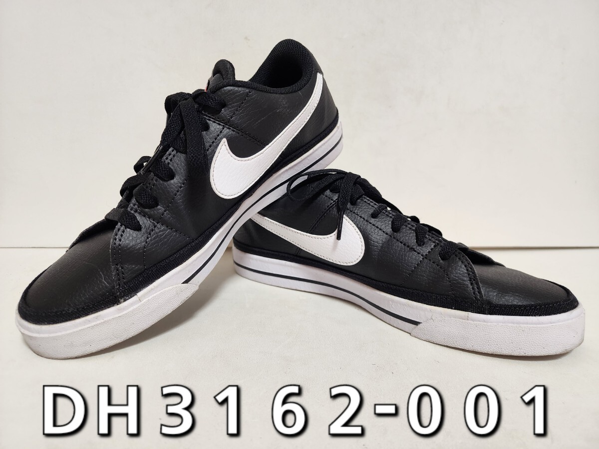 ★◆ナイキ◆ＮＩＫＥ◆コート レガシー ＮＮ◆COURT LEGACY NN◆ＤＨ３１６２-００１◆ブラック×ホワイト◆２５.５cm◆ＤＣ◆中古品◆★_画像3