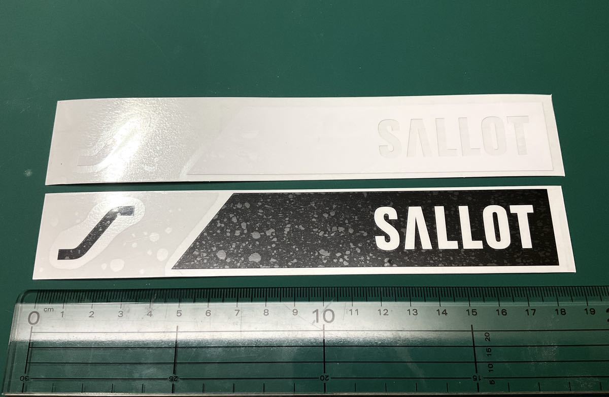 SALLOT サロットステッカー切文字タイプ２枚組 私をスキーに♪の画像2