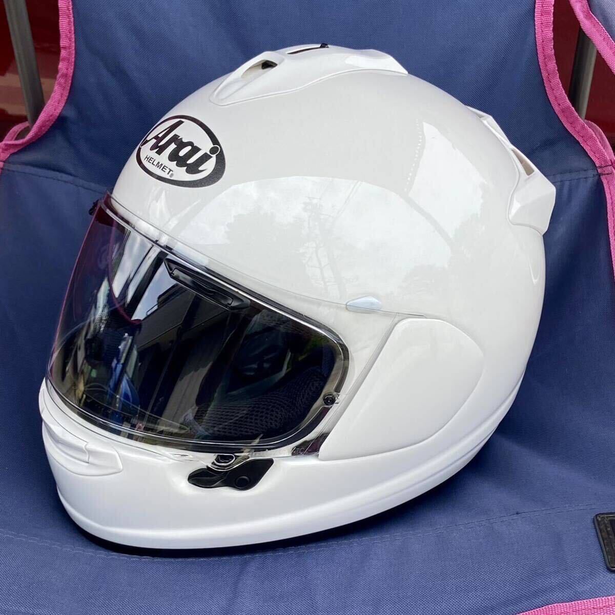 送料無料 アライ フルフェイスヘルメット Arai ホワイト vector-X ベクターX 白