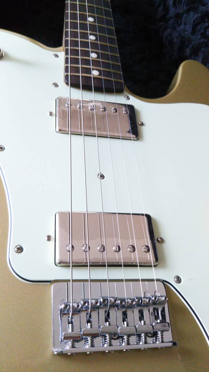 Fender Telecaster Deluxe Chris Shiflett Shoreline Gold Made in Mexico フェンダー テレキャスター デラックスの画像3