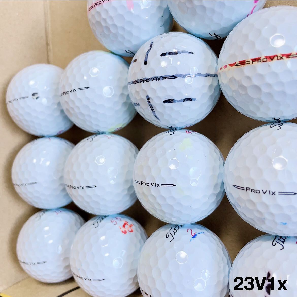 ★A級★最新2023モデル タイトリスト Titleist PROV1x 20球 ゴルフボール ★ロストボール プロV1xの画像4