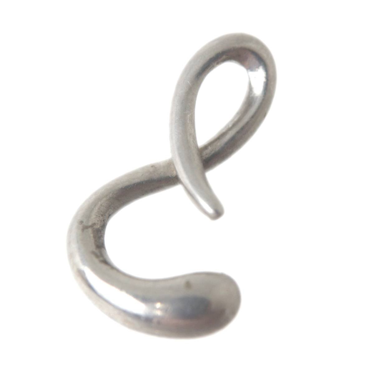 全ての Tiffany&Co. 【中古】 ティファニー Bランク NT 0.5g 13.6×8.4(mm) Sv925 トップ ペレッティ (S) アルファベット その他