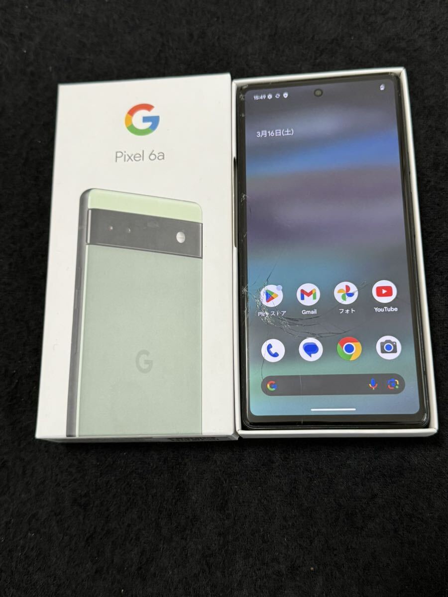 Google Pixel 6a Sage sim free judgment 0 Junk 