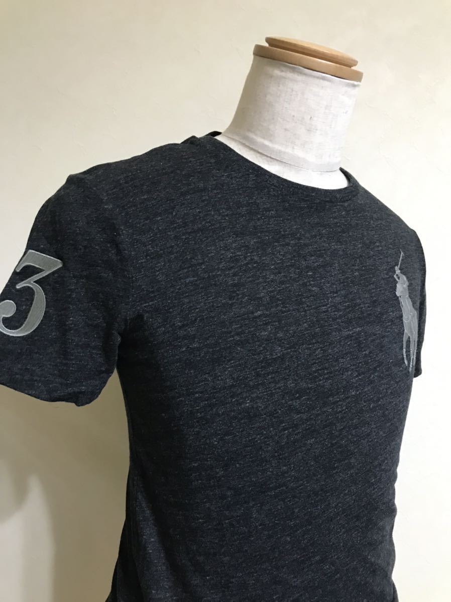 【良品】 Polo Ralph Lauren ポロ ラルフローレン ビッグポニー クルーネック Tシャツ トップス サイズXS 半袖 165/88A カスタムフィット_画像9