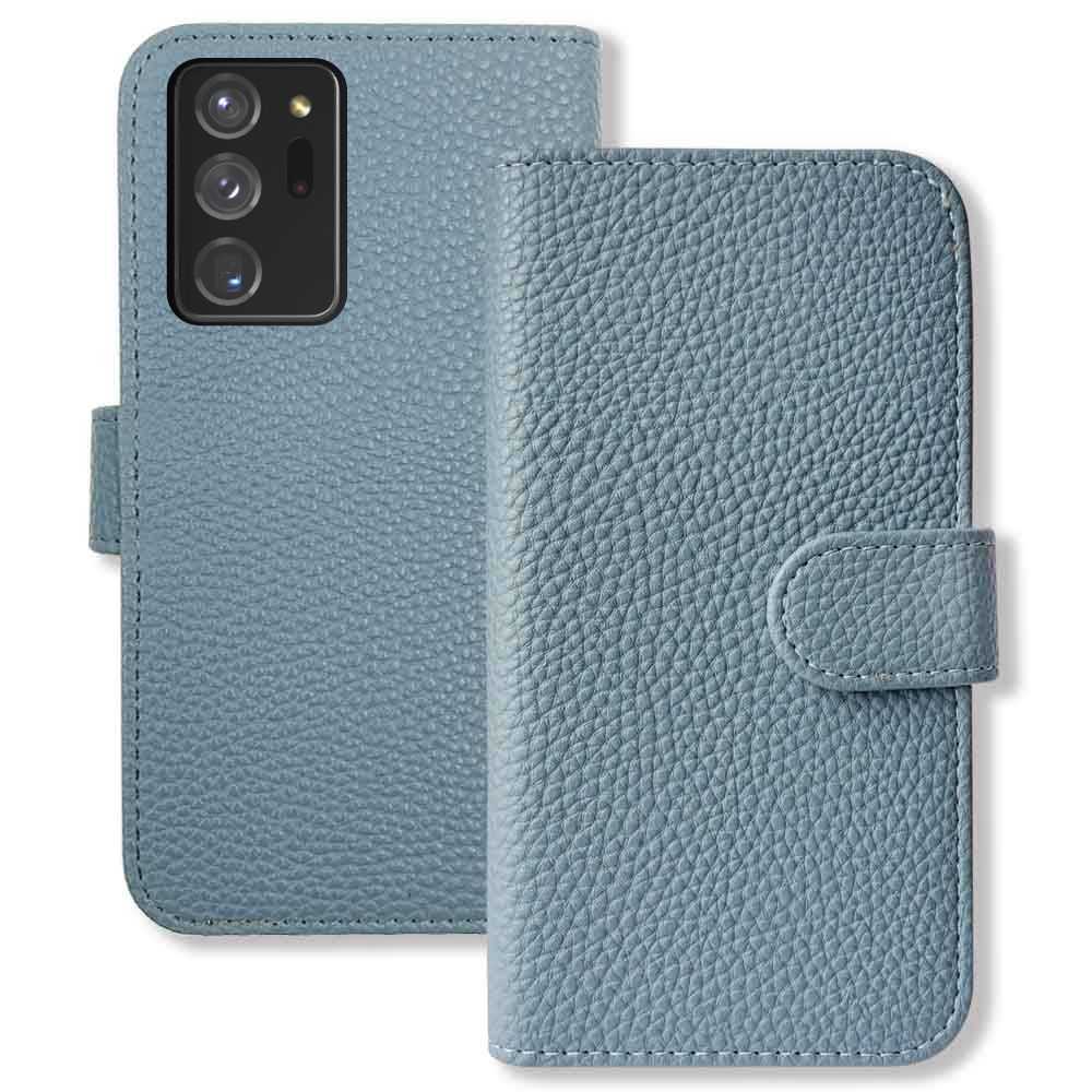 Galaxy Note20 Ultra 5G SC-53A SCG06 スマホケース（ブルーグレー）カバー 手帳 カード収納 ニュアンスカラー くすみカラー_画像1