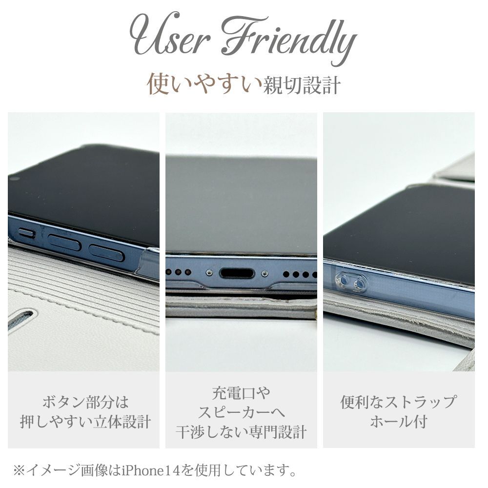 AQUOS R6 SH-51B スマホケース（ミント）斜めがけ スマホショルダー 手帳型 ストラップ付き くすみカラー_画像7