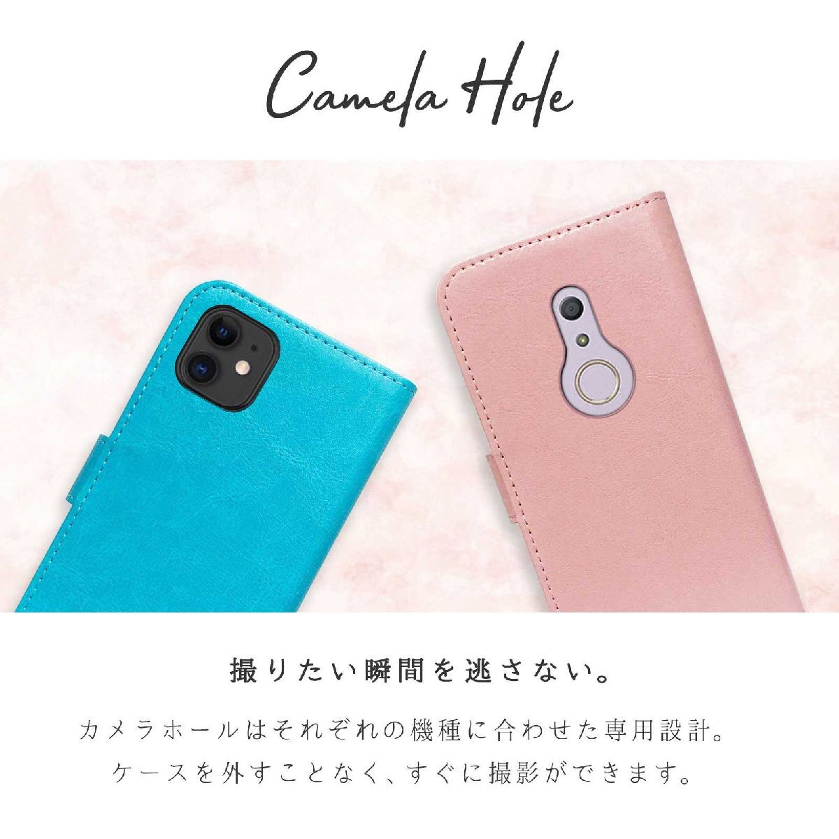 AQUOS sense7 plus スマホケース（ネイビー）手帳型 PUレザー 無地 ケース 横開き カード収納 カバー_画像2