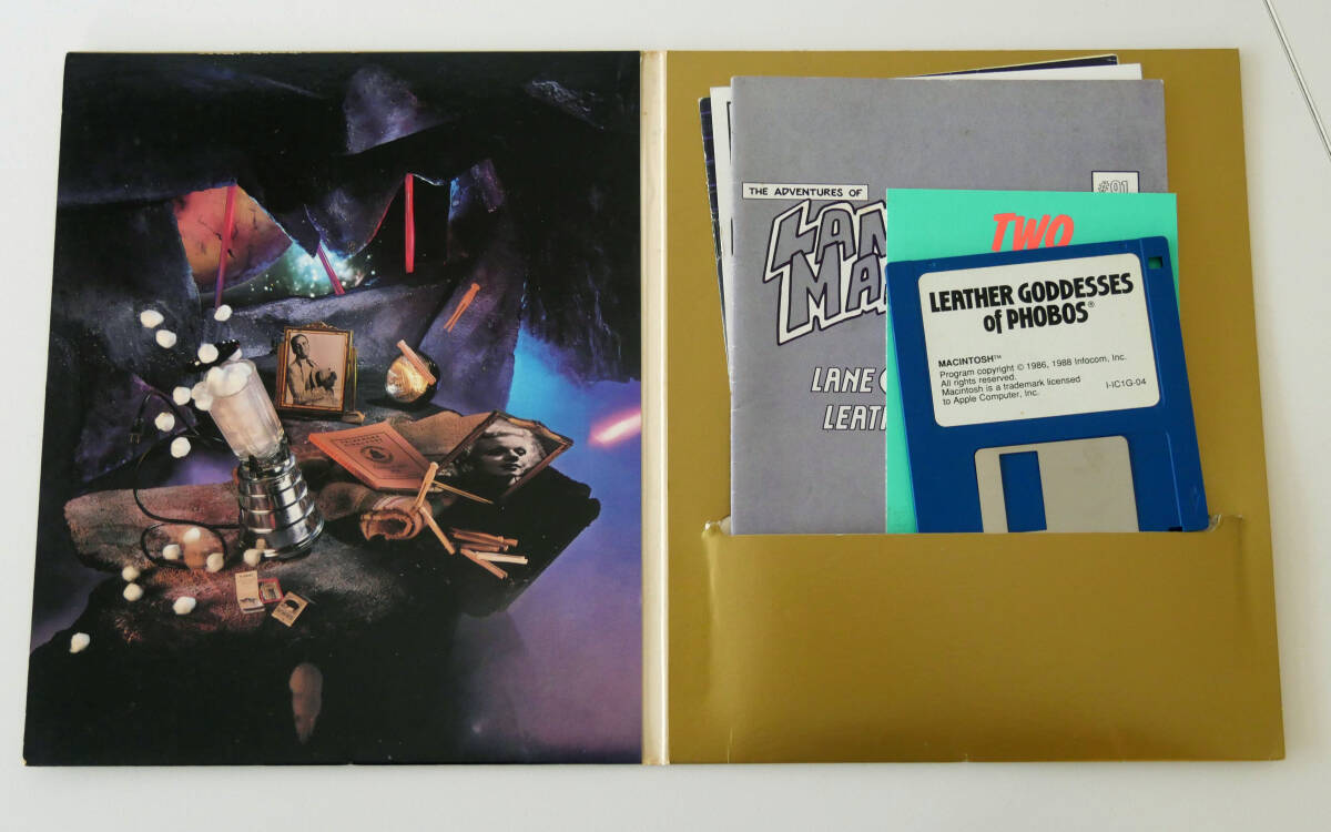 MAC版　Infocom Leather Goddesses Of Phobos テキストアドベンチャー　中古品_画像5