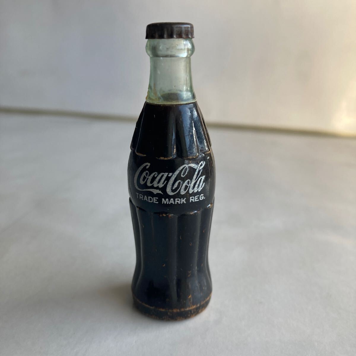 ■昭和レトロ コカコーラ 瓶 フィギュア　おもちゃキーホルダー　Coca-Cola ビンテージ 当時物a■検おまけ食玩消しゴム昔グリコ古い超合金_画像1