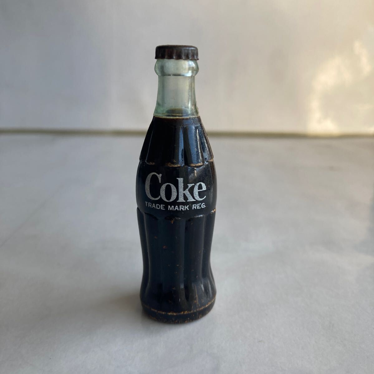 ■昭和レトロ コカコーラ 瓶 フィギュア　おもちゃキーホルダー　Coca-Cola ビンテージ 当時物a■検おまけ食玩消しゴム昔グリコ古い超合金_画像3