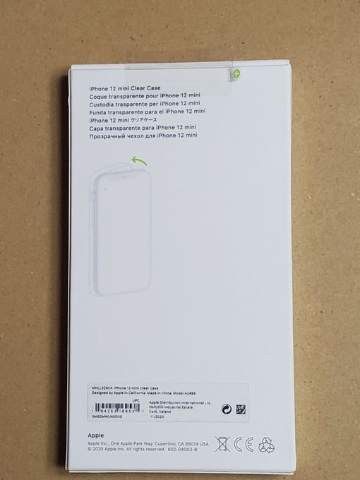 【訳】MagSafe対応 Apple 純正品◆iPhone 12 mini クリアケース アップル【並行輸入品】の画像4