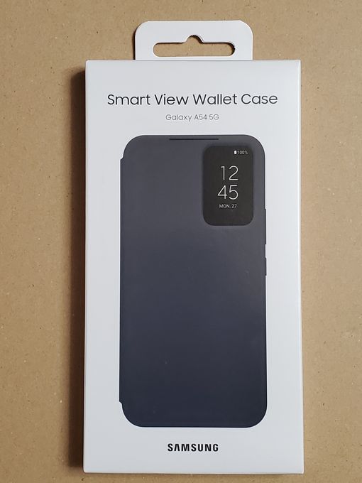 Galaxy A54 5G ◆ Smart View Wallet カバー ブラック Samsung スマートビュー ウォレット ケース【並行輸入品】SC-53D SCG21_画像6